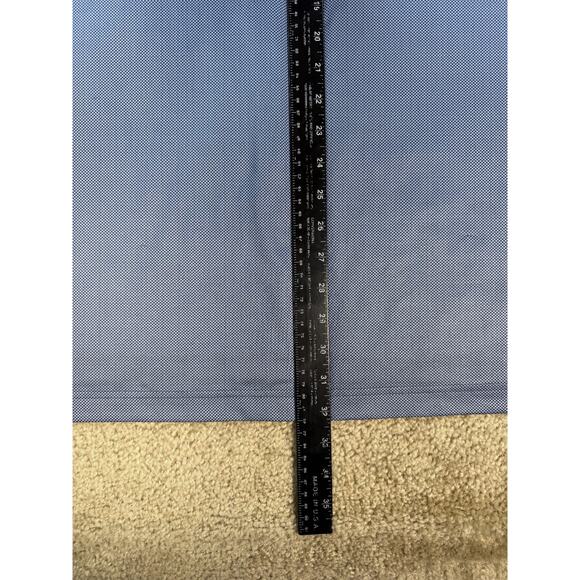 Callaway Shirt Mens XL Short Sleeve Blue Golf Polo Adult Opti-Dri Striped B457 - Picture 8 of 9